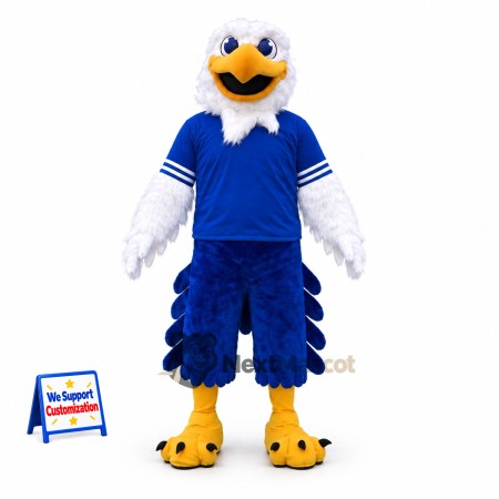 Eagle Mascot Costume - Blue for School Events