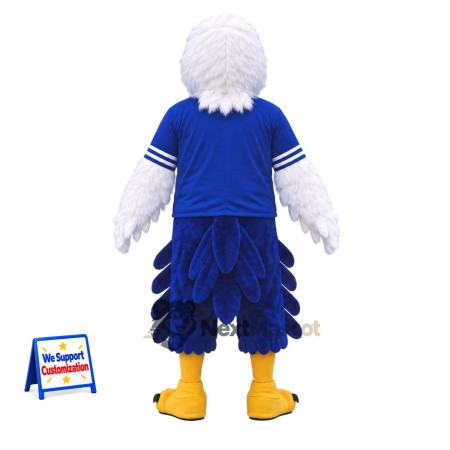 Eagle Mascot Costume - Blue for School Events