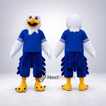 Eagle Mascot Costume - Blue for School Events