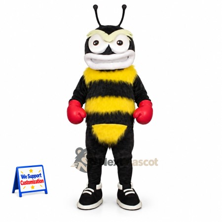 Bee Mascot Costume - Boxing Style Bee Mascot Costume - Boxing Style