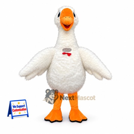 Goose Mascot Costume - White Goose Mascot Costume - White