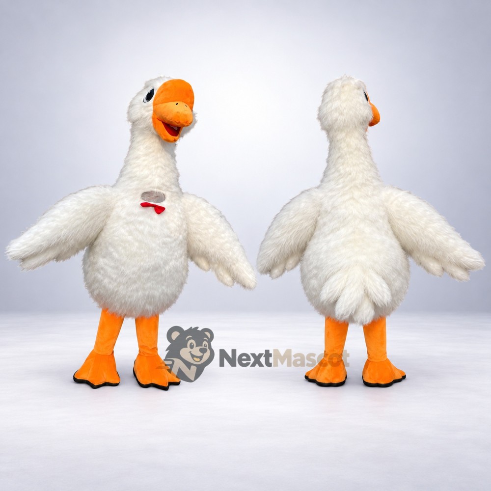 Goose Mascot Costume - White Goose Mascot Costume - White