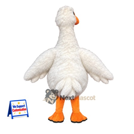 Goose Mascot Costume - White Goose Mascot Costume - White