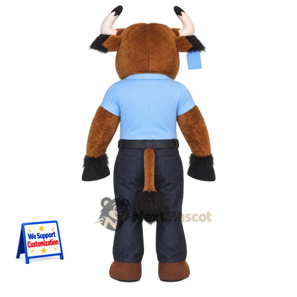 Bull Mascot Costume - Police Style Bull Mascot Costume - Police Style