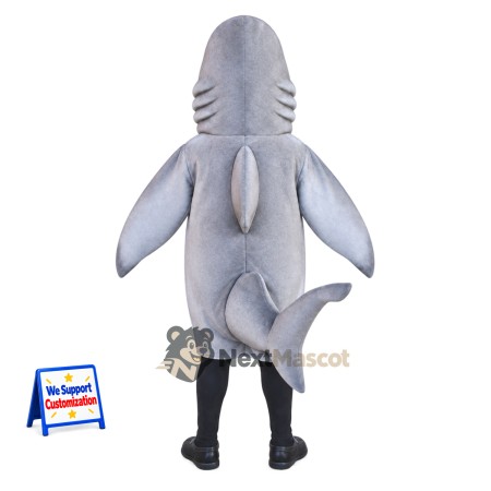 Shark Mascot Costume - Gray for Aquarium Events Shark Mascot Costume - Gray for Aquarium Events