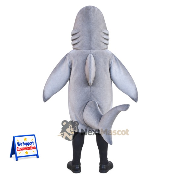 Shark Mascot Costume - Gray for Aquarium Events Shark Mascot Costume - Gray for Aquarium Events