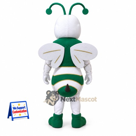 Bee Mascot Costume - Green for Garden Events Bee Mascot Costume - Green for Garden Events