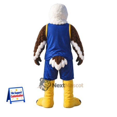 Eagle Mascot Costume - Blue Uniform for Parades Eagle Mascot Costume - Blue Uniform for Parades