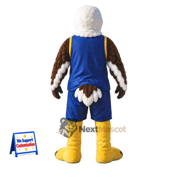Eagle Mascot Costume - Blue Uniform for Parades Eagle Mascot Costume - Blue Uniform for Parades