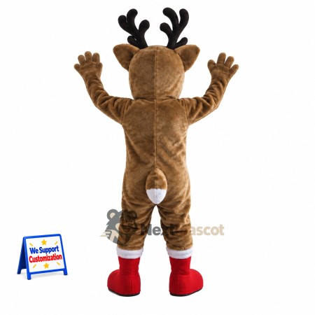Reindeer Mascot Costume - Red Boots Reindeer Mascot Costume - Red Boots