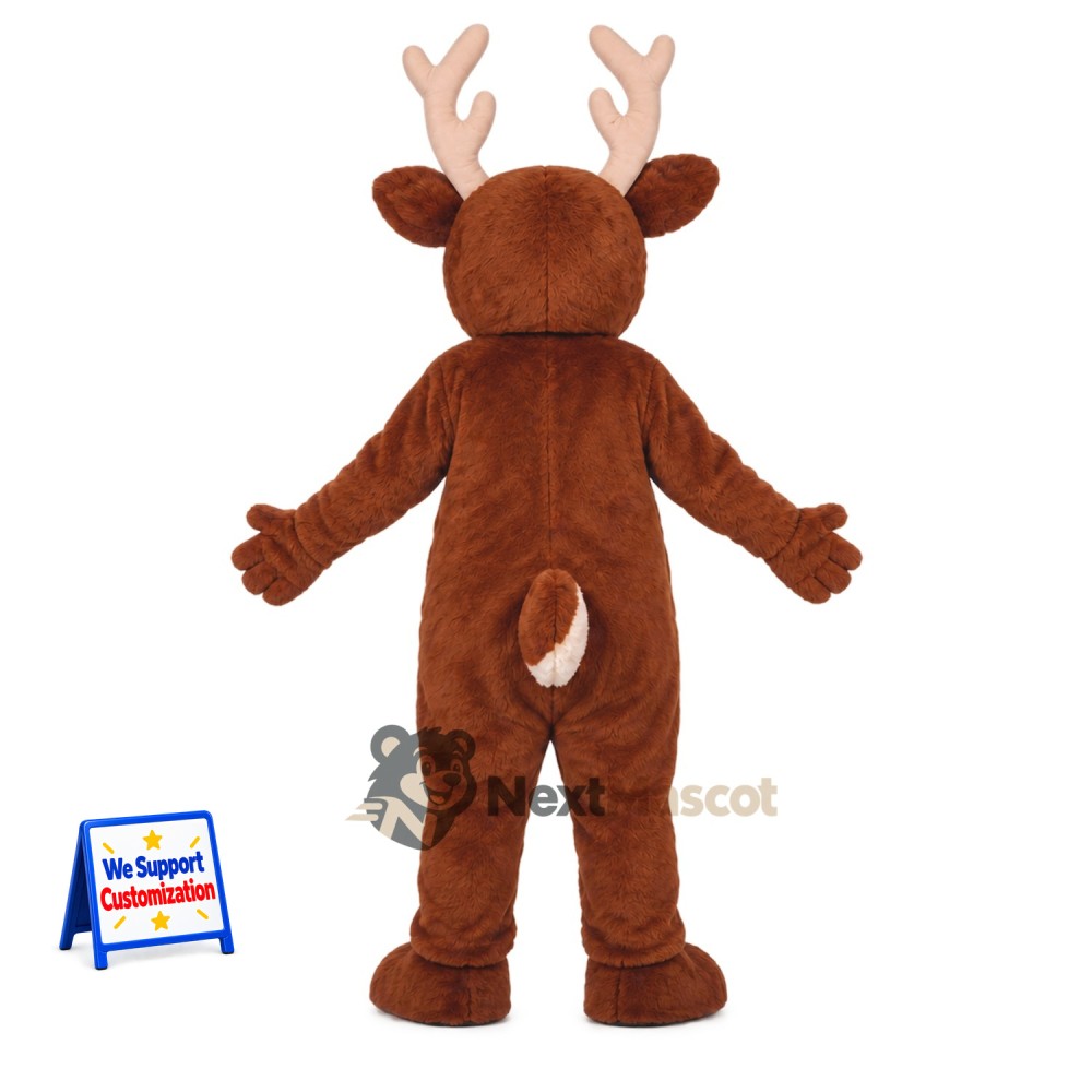 Reindeer Mascot Costume - Red Nose Reindeer Mascot Costume - Red Nose