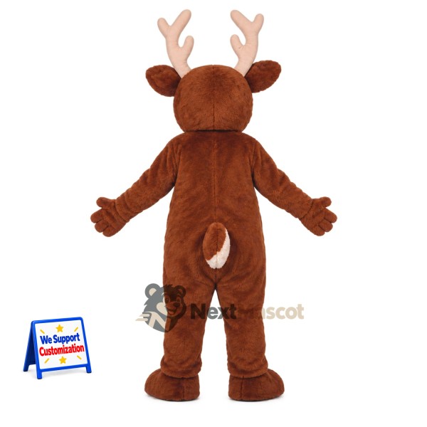 Reindeer Mascot Costume - Red Nose Reindeer Mascot Costume - Red Nose