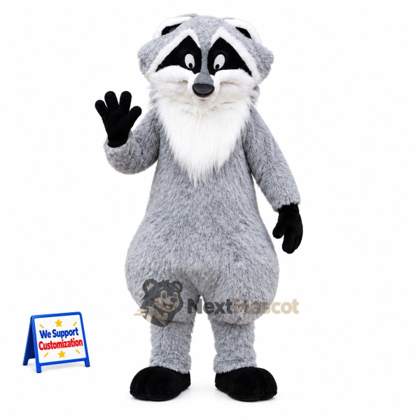 Raccoon Mascot Costume - Gray for Community Events