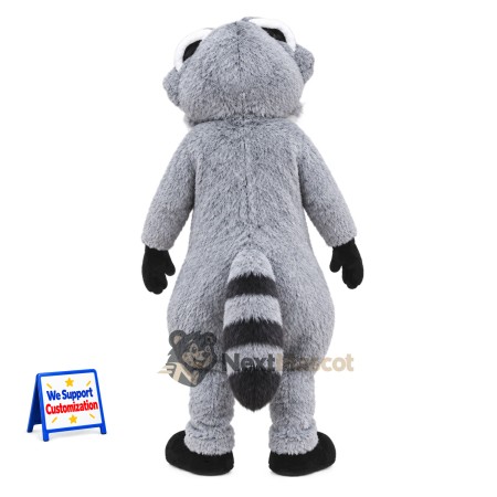 Raccoon Mascot Costume - Gray for Community Events Raccoon Mascot Costume - Gray for Community Events