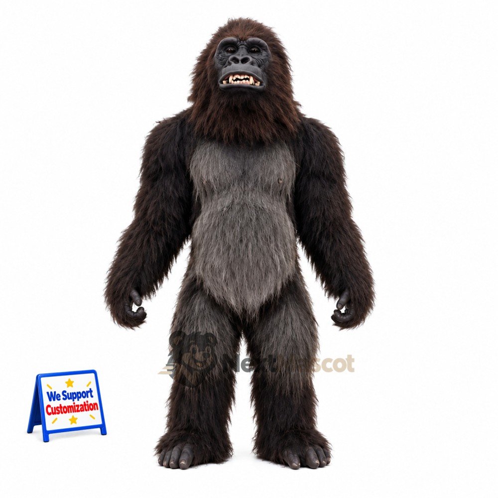Gorilla Mascot Costume - Black for Birthday Parties Gorilla Mascot Costume - Black for Birthday Parties