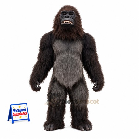 Gorilla Mascot Costume - Black for Birthday Parties Gorilla Mascot Costume - Black for Birthday Parties