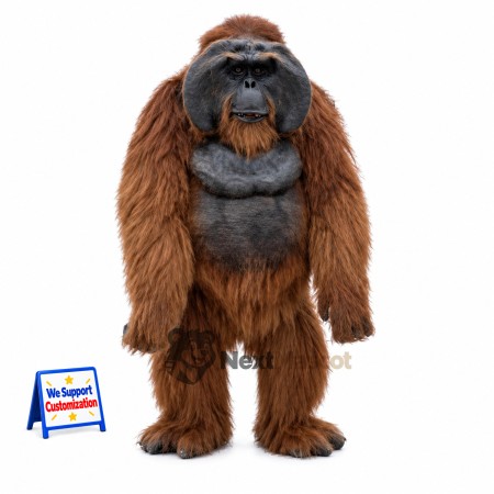 Orangutan Mascot Costume Orangutan Mascot Costume