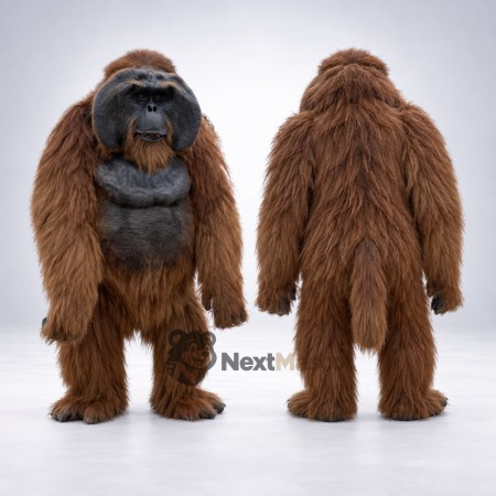 Orangutan Mascot Costume Orangutan Mascot Costume