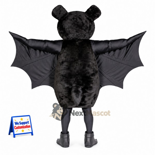 Bat Mascot Costume - Black Bat Mascot Costume - Black
