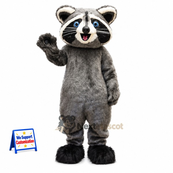 Raccoon Mascot Costume - Gray for Festivals