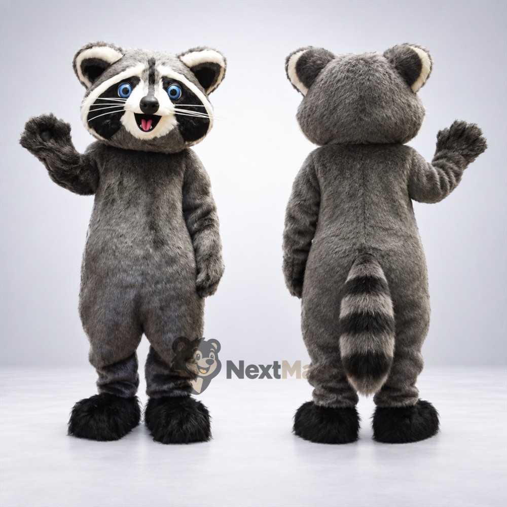 Raccoon Mascot Costume - Gray for Festivals Raccoon Mascot Costume - Gray for Festivals