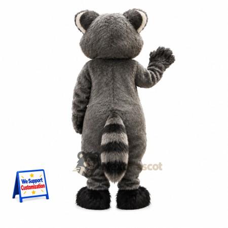 Raccoon Mascot Costume - Gray for Festivals Raccoon Mascot Costume - Gray for Festivals