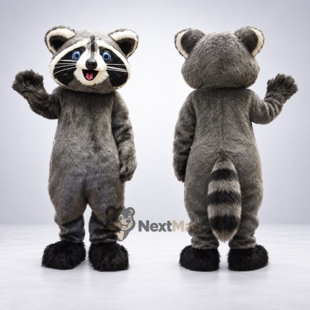 Raccoon Mascot Costume - Gray for Festivals Raccoon Mascot Costume - Gray for Festivals