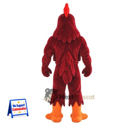 Rooster Mascot Costume - Red for Parades Rooster Mascot Costume - Red for Parades