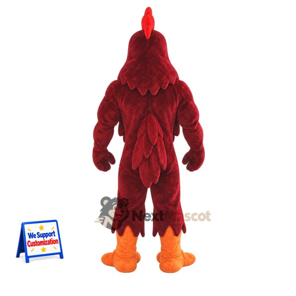 Rooster Mascot Costume - Red for Parades Rooster Mascot Costume - Red for Parades
