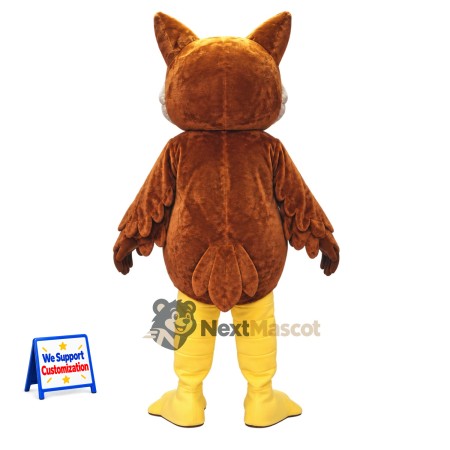 Owl Mascot Costume - Brown Owl Mascot Costume - Brown