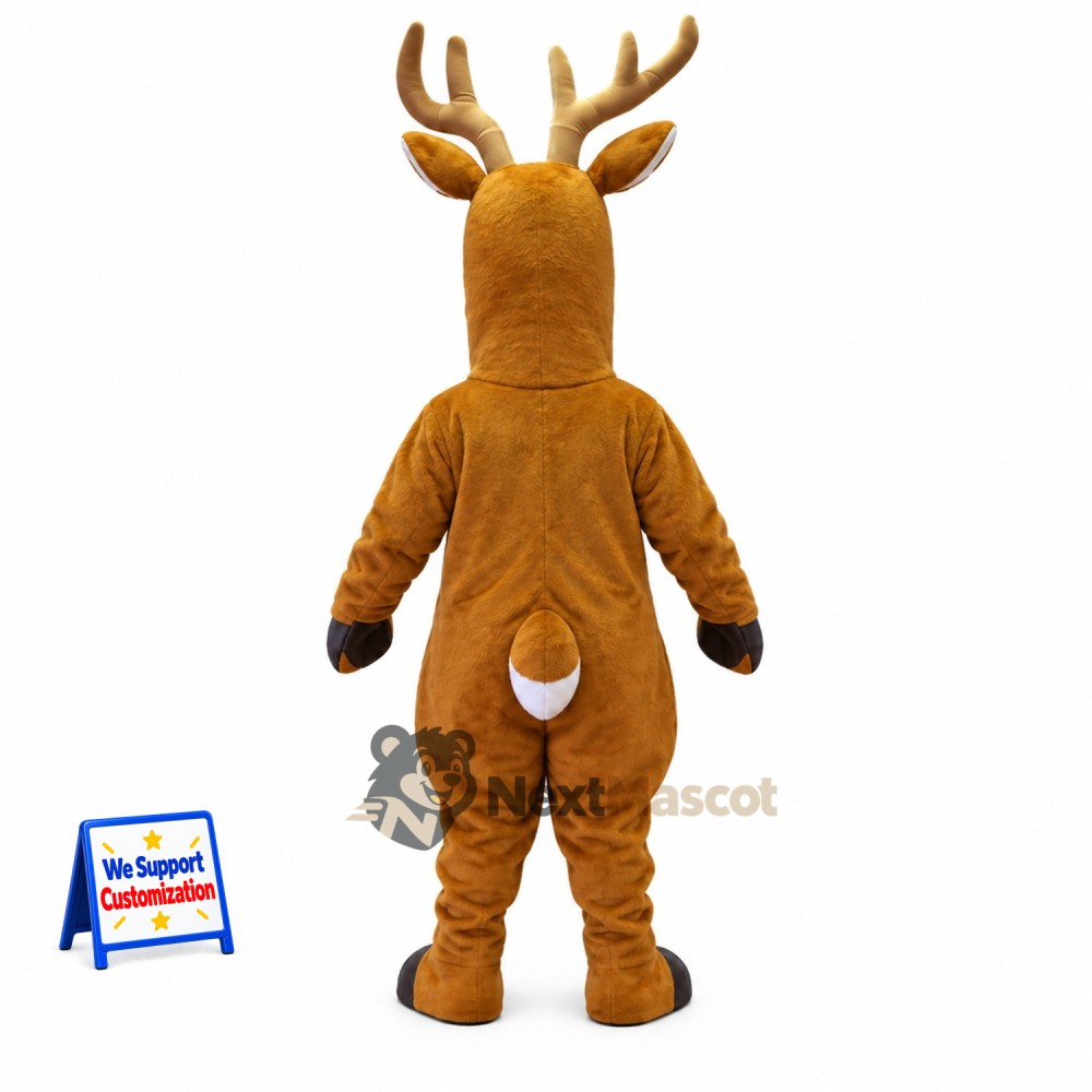 Deer Mascot Costume - Brown for Parades Deer Mascot Costume - Brown for Parades