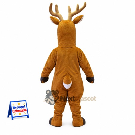 Deer Mascot Costume - Brown for Parades Deer Mascot Costume - Brown for Parades