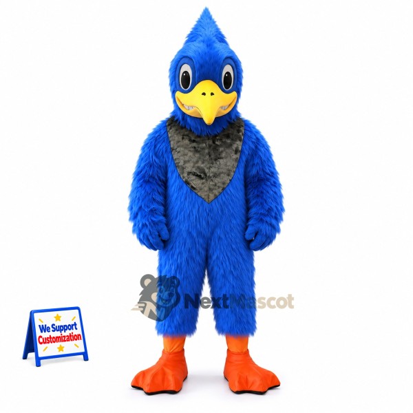 Bird Mascot Costume - Blue for Community Events