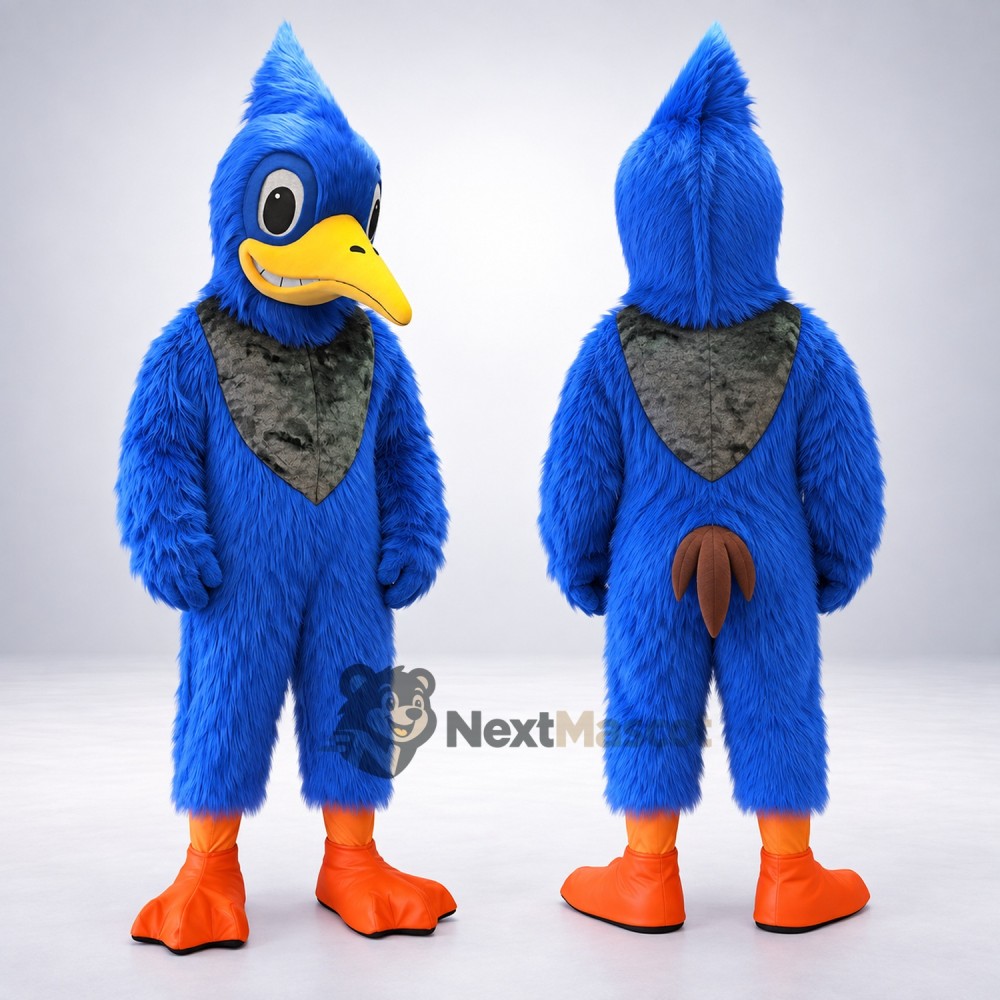 Bird Mascot Costume - Blue for Community Events Bird Mascot Costume - Blue for Community Events