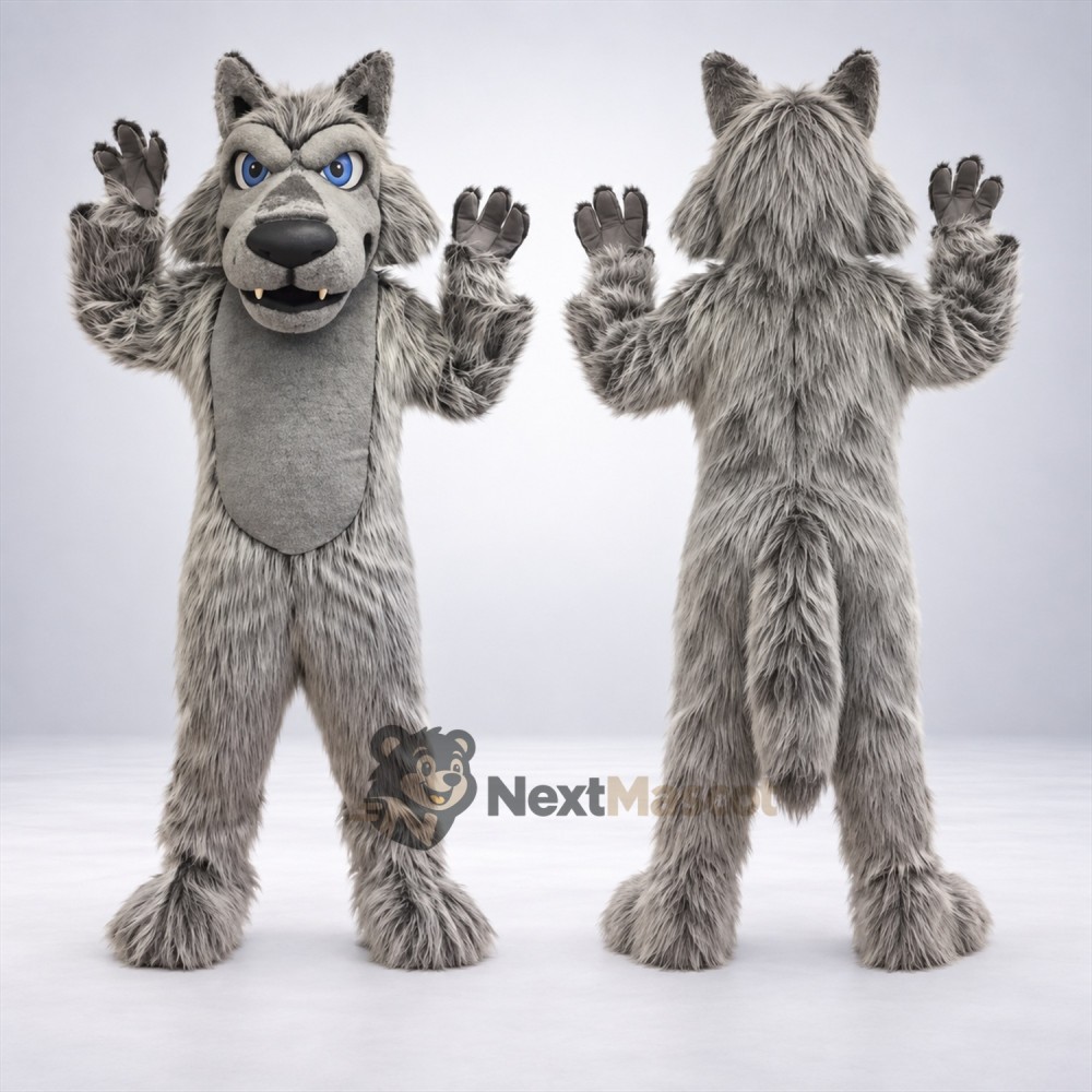 Wolf Mascot Costume - Gray for Festivals Wolf Mascot Costume - Gray for Festivals