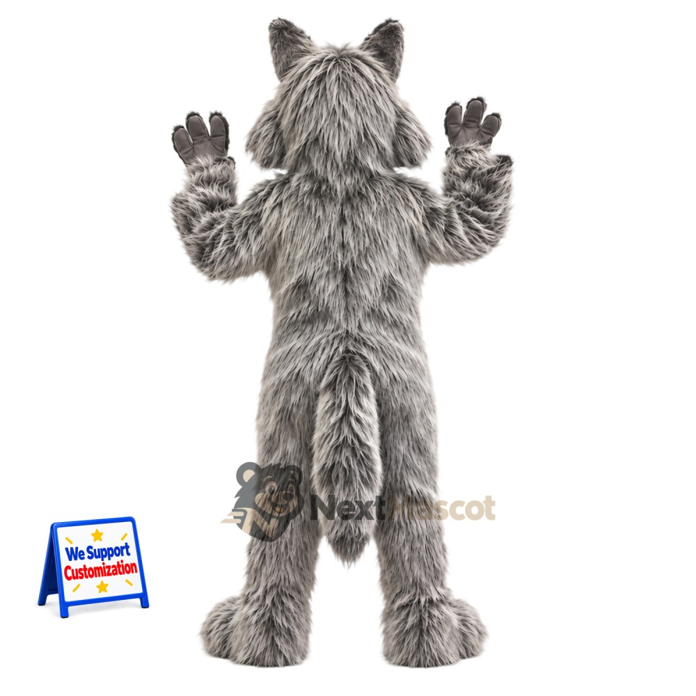 Wolf Mascot Costume - Gray for Festivals Wolf Mascot Costume - Gray for Festivals