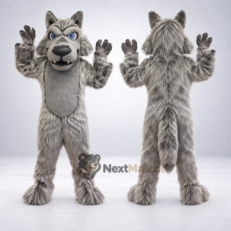Wolf Mascot Costume - Gray for Festivals Wolf Mascot Costume - Gray for Festivals
