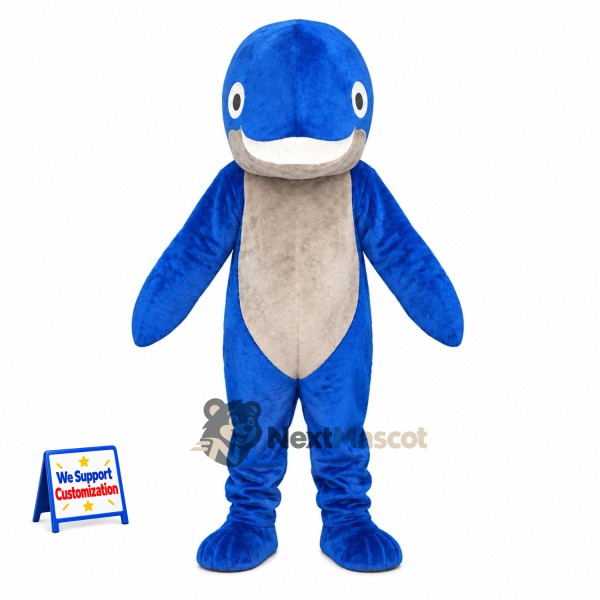 Dolphin Mascot Costume - Blue for Ocean Events