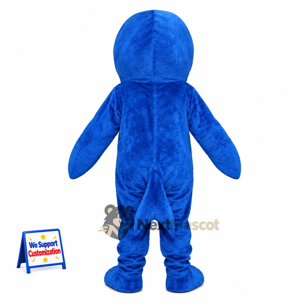 Dolphin Mascot Costume - Blue for Ocean Events Dolphin Mascot Costume - Blue for Ocean Events