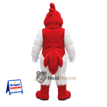 Rooster Mascot Costume - Red Vest Rooster Mascot Costume - Red Vest