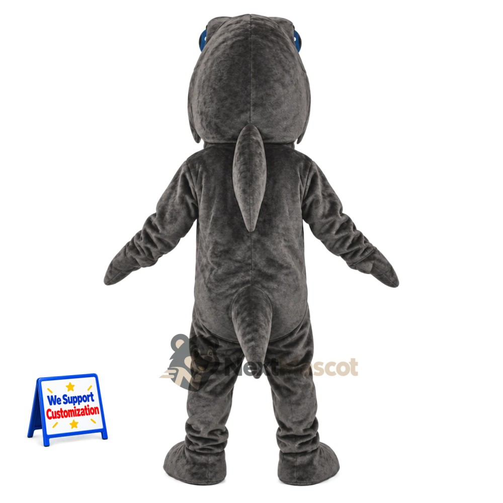 Shark Mascot Costume - Gray for Sea Life Shows Shark Mascot Costume - Gray for Sea Life Shows