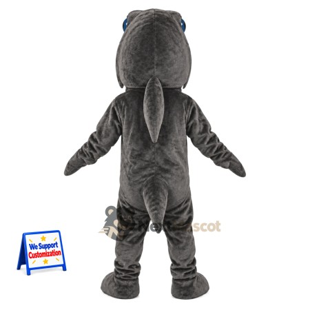 Shark Mascot Costume - Gray for Sea Life Shows Shark Mascot Costume - Gray for Sea Life Shows