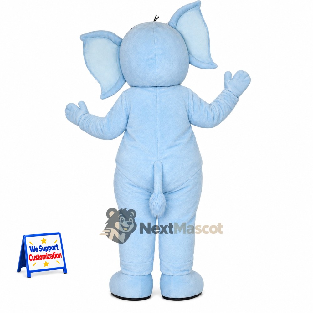Elephant Mascot Costume - Blue