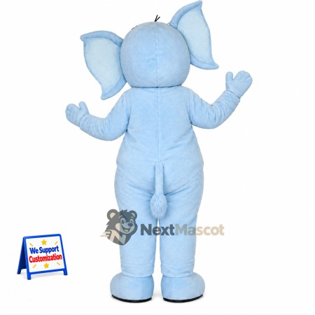 Elephant Mascot Costume - Blue