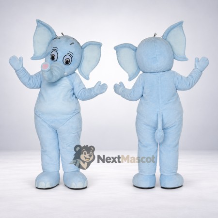 Elephant Mascot Costume - Blue