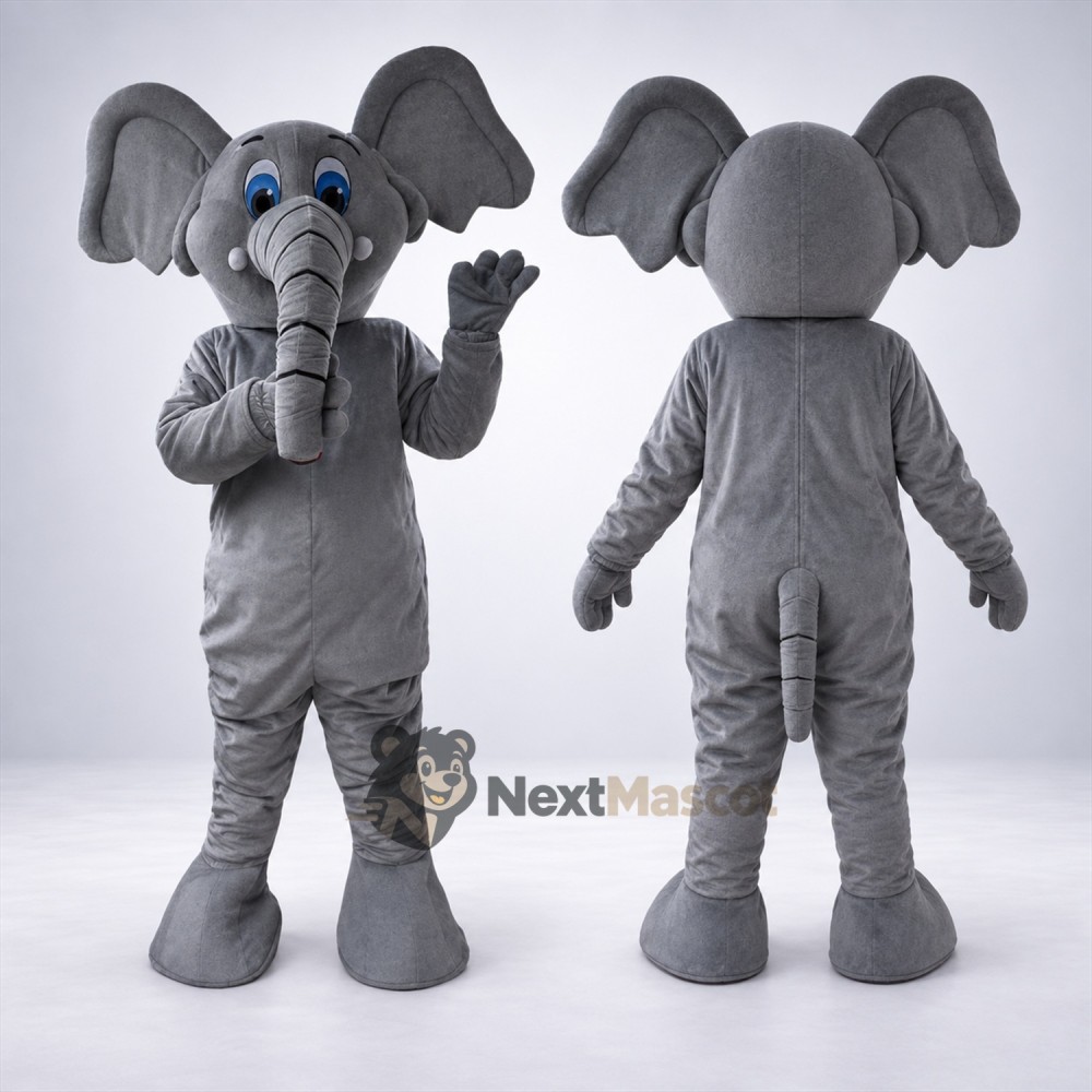 Elephant Mascot Costume - Gray for Parades Elephant Mascot Costume - Gray for Parades