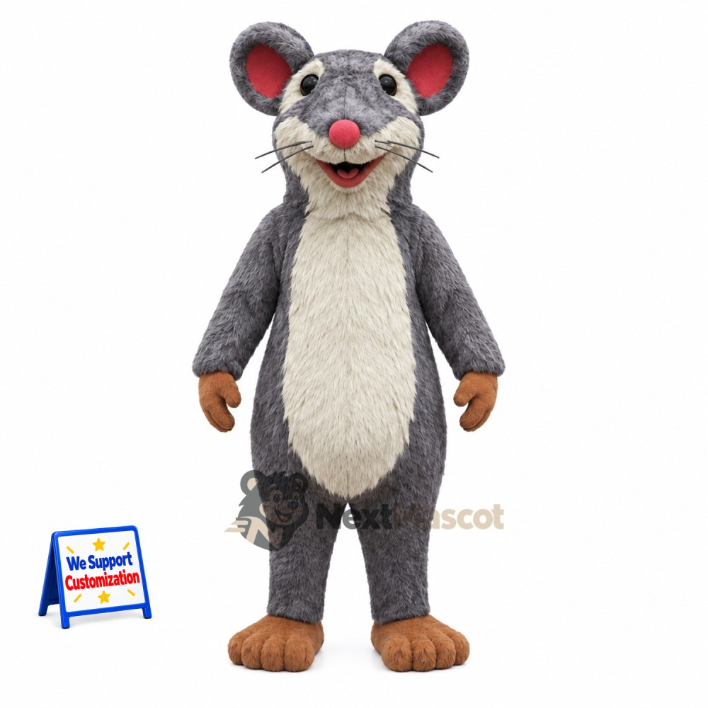Mouse Mascot Costume - Gray Mouse Mascot Costume - Gray