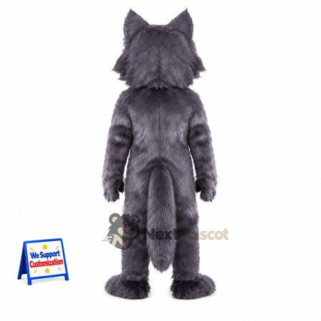 Wolf Mascot Costume - Gray for Sports Days Wolf Mascot Costume - Gray for Sports Days