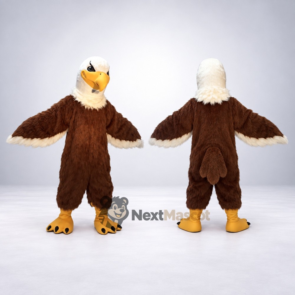 Eagle Mascot Costume - Brown for School Events Eagle Mascot Costume - Brown for School Events