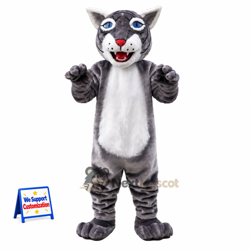 Cat Mascot Costume - Gray for Parades Cat Mascot Costume - Gray for Parades